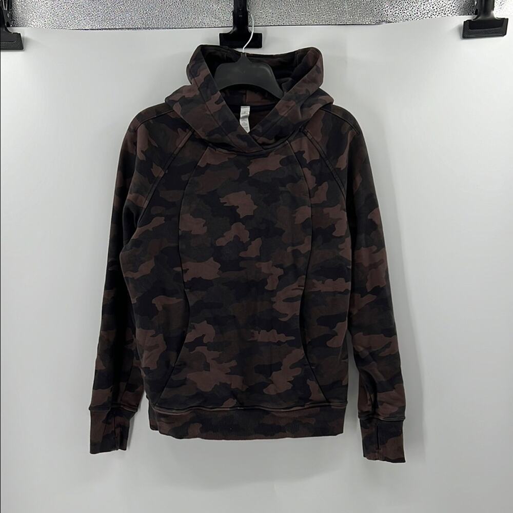 Lululemon Women's Scuba Pullover - Heritage 365 Camo Brown Earth Multi - 8